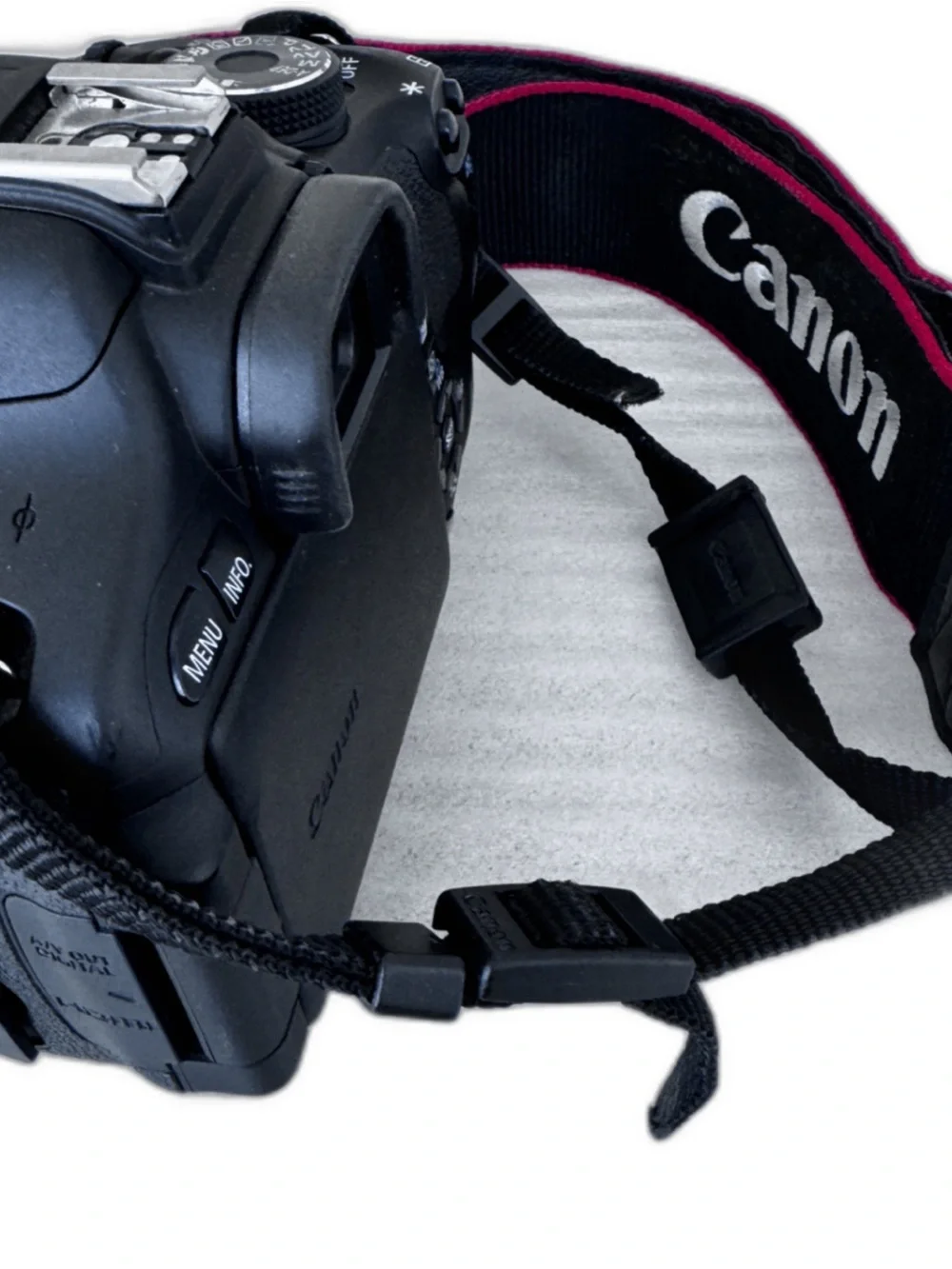 Canon EOS Rebel T3i DSLR Camera Body and Strap and Tripod Attachment